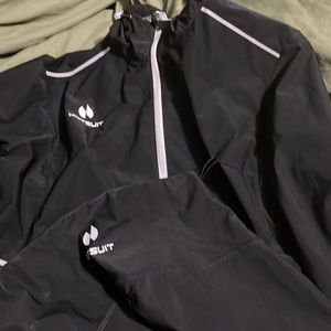 ❤️ Pick 3/30 Black and white sauna suit set